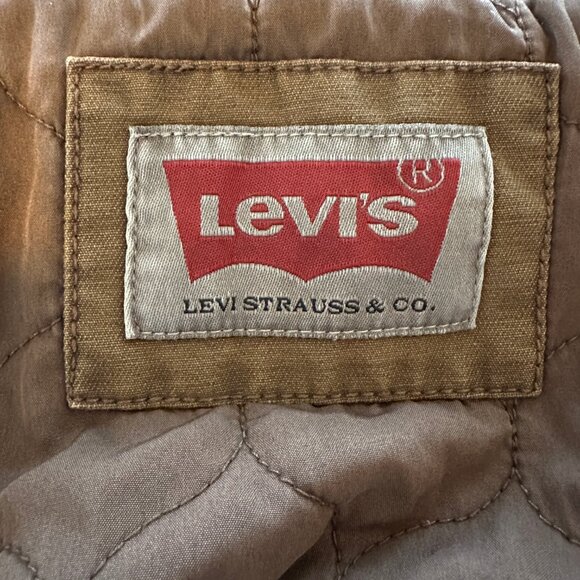 Levi’s Men's Canvas Work Utility Field Jacket Cotton Quilted Lined Size XL - Picture 8 of 13